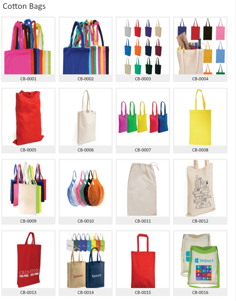 Cotton Shopping Bags 