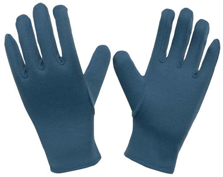 COTTON BLUE DYED GLOVES