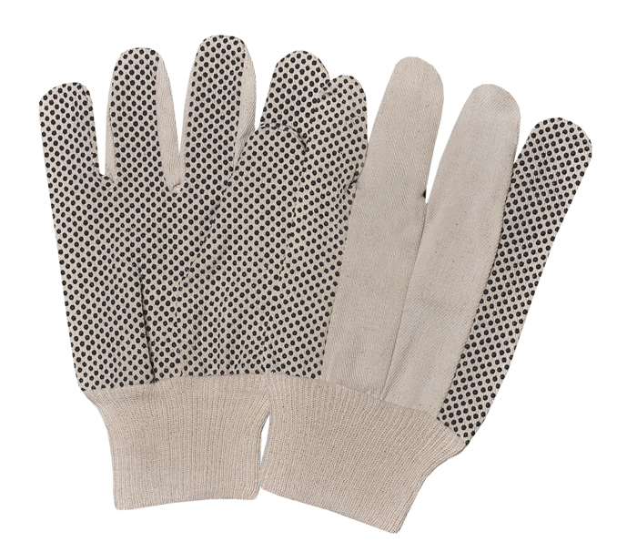 Drill Pvc Dotted Gloves With K/W Straight & Wing T