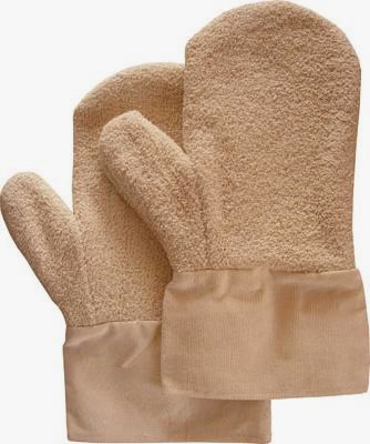 Grey ​Terry Mitten Heat Resistant